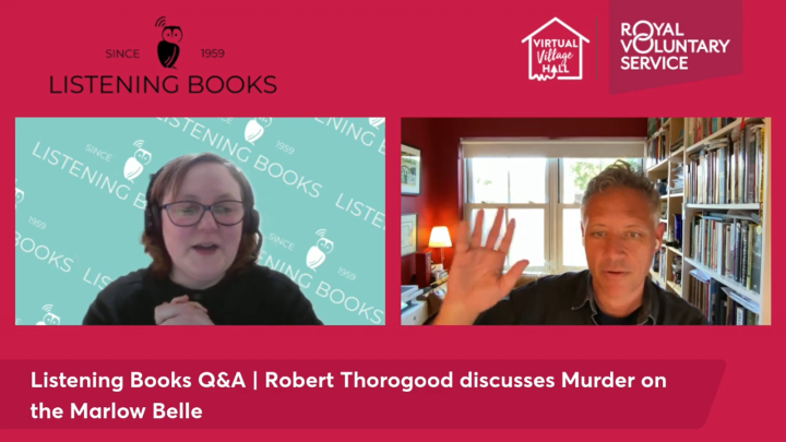 How Listening Books & the Virtual Village Hall Use Live Author Q&As to Help Support Mental Wellbeing