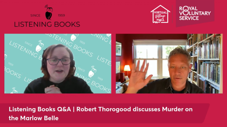 How Listening Books & the Virtual Village Hall Use Live Author Q&As to Help Support Mental Wellbeing