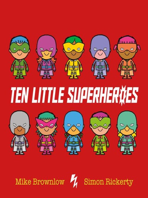 Ten Little Superheroes Cover