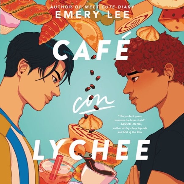 Book cover of Café con Lychee by Emery Lee