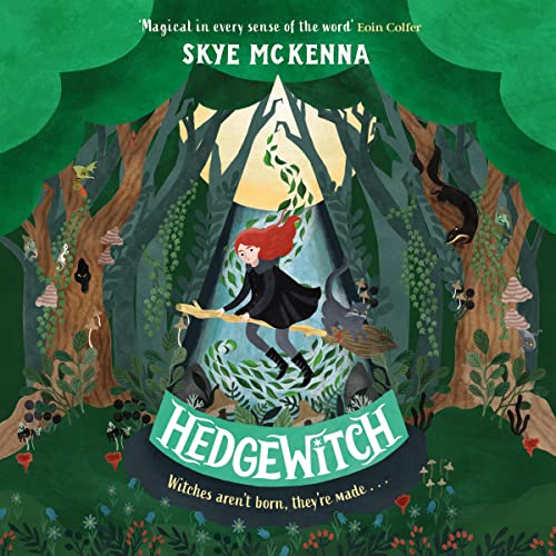The audiobook artwork for Hedgewitch as part of the Halloween audiobook Halloween recommendations for kids