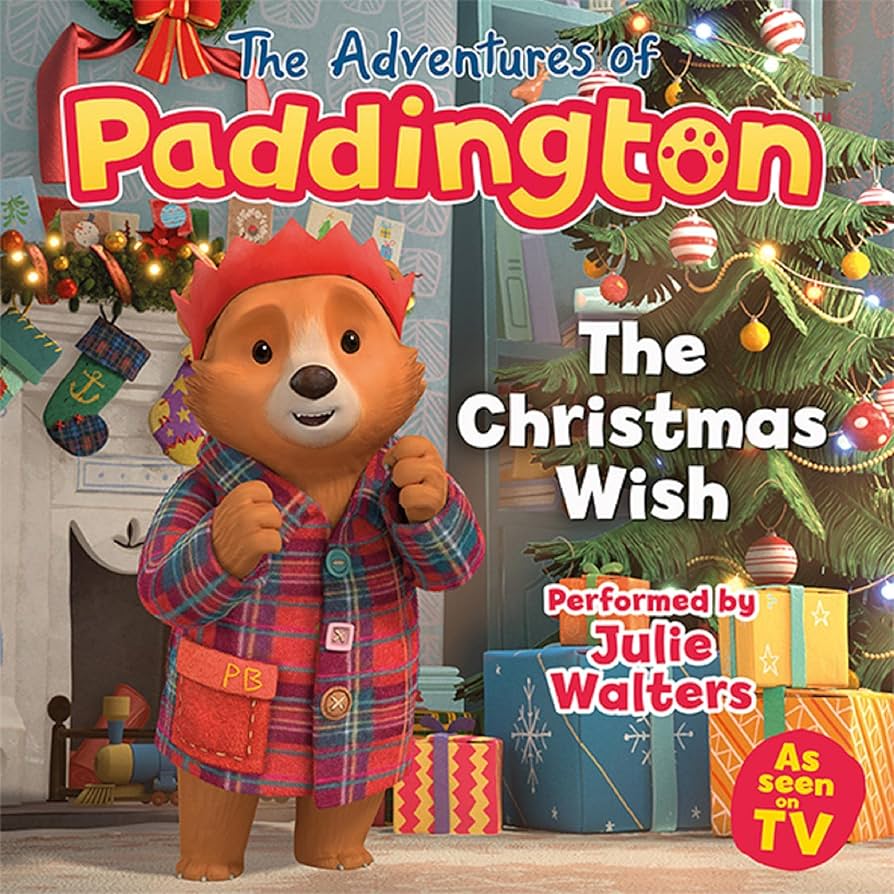 The audiobook cover for The Adventures of Paddington: The Christmas Wish by various authors