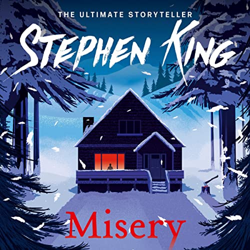 The audiobook artwork for Misery by Stephen King