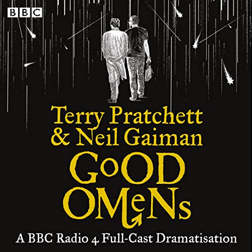 The audiobook artwork for Good Omens