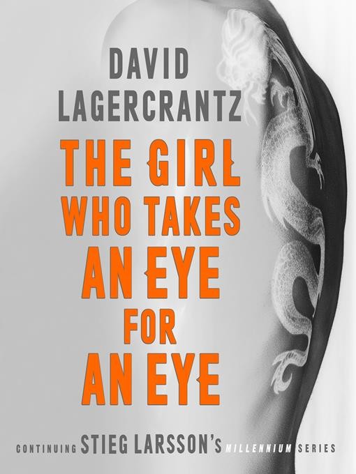 The audiobook cover of The Girl Who Takes an Eye for an Eye