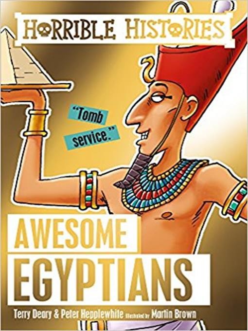 The audiobook artwork for Horrible Histories - Awesome Egyptians
