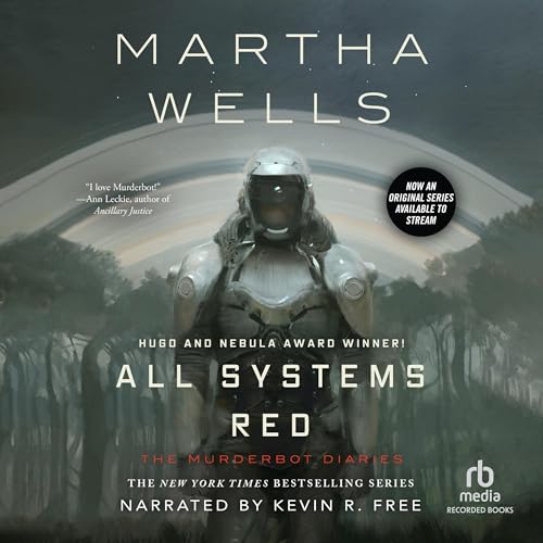 The audiobook cover for All Systems Red The audiobook cover for All Systems Red