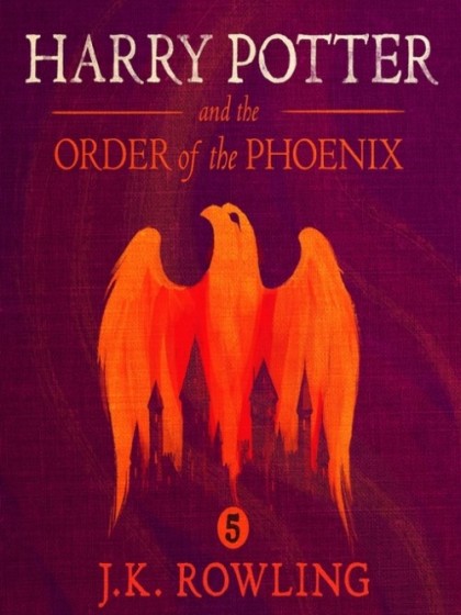 Book cover for Harry Potter and the Order of the Phoenix by J K Rowling
