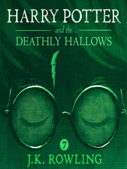 Book cover for Harry Potter and the Deathly Hallows by J K Rowling