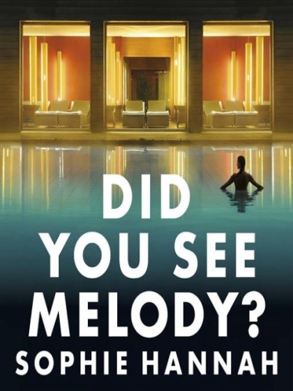 Book cover for Did You See Melody by Sophie Hannah