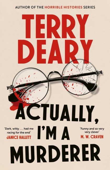 Book cover for Actually, I'm a Murderer