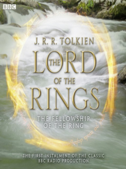 The book cover for The Fellowship of the Ring by J.R.R. Tolkien