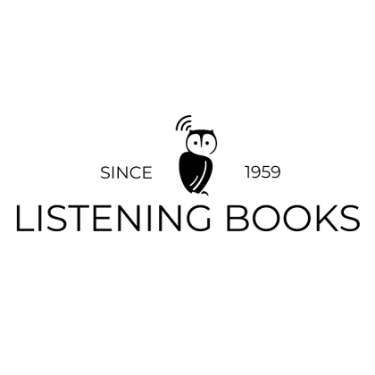 The Listening Books black and white logo