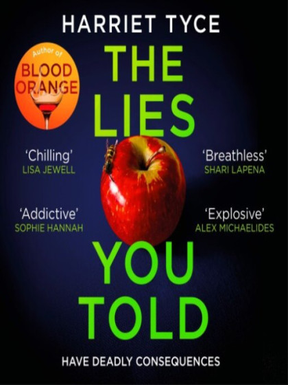 The book cover for The Lies You Told by Harriet Tyce