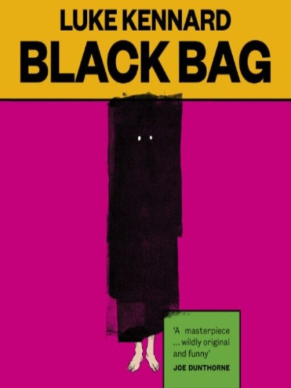 The book cover for Black Bag by Luke Kennard