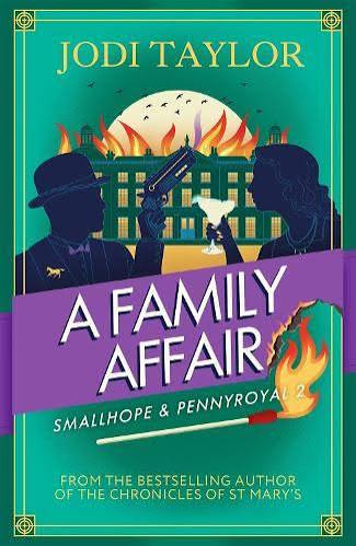 The book cover for A Family Affair by Jodi Taylor